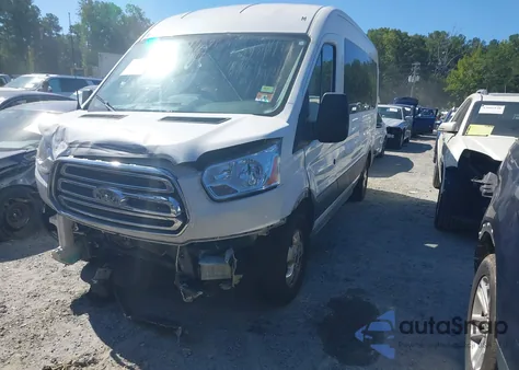 2017 Ford Transit-350 Xlt z USA, uszkodzony, nr VIN 1FBAX2CM4HKB15618